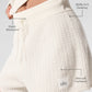 Cashmere High Rise Plush Waffle Shorts — Ivory