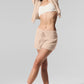 Cashmere High Rise Plush Waffle Shorts — Macadamia Blush