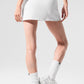 Airbrush High Rise Good Form Tennis Skirt — White