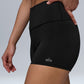 3" High Rise Airlift Shorts — Black