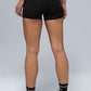 3" High Rise Airlift Shorts — Black
