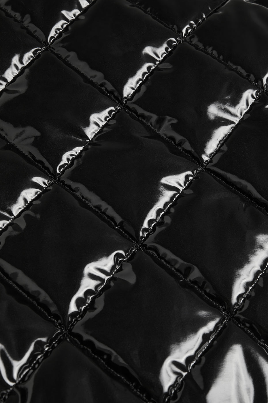 Snomoto Puffer Mini Skirt — Black