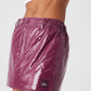 Snomoto Puffer Mini Skirt — Wild Berry