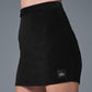 Micro Corduroy Winter Break Mini Skirt — Black
