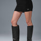 Micro Corduroy Winter Break Mini Skirt — Black