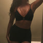 Alosoft High Rise Carefree Shorts — Black