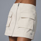 Night Out Cargo Skirt — Ivory