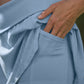 Doubles Only Skirt — Seashell Blue
