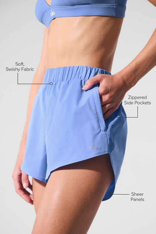Playmaker Dolphin Shorts — Crystal Clear Blue