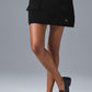 Scholar Knit Cargo Skirt — Black