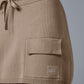 Scholar Knit Cargo Skirt — Gravel