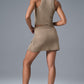Scholar Knit Cargo Skirt — Gravel