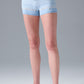 Sport Play High Rise Knit Shorts — Seashell Blue/Ivory