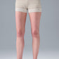 Sport Play High Rise Knit Shorts — Ivory/Alabaster