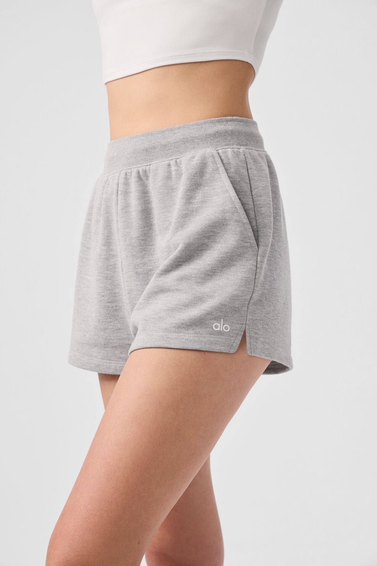 Low Key Sweat Shorts — Athletic Heather Grey