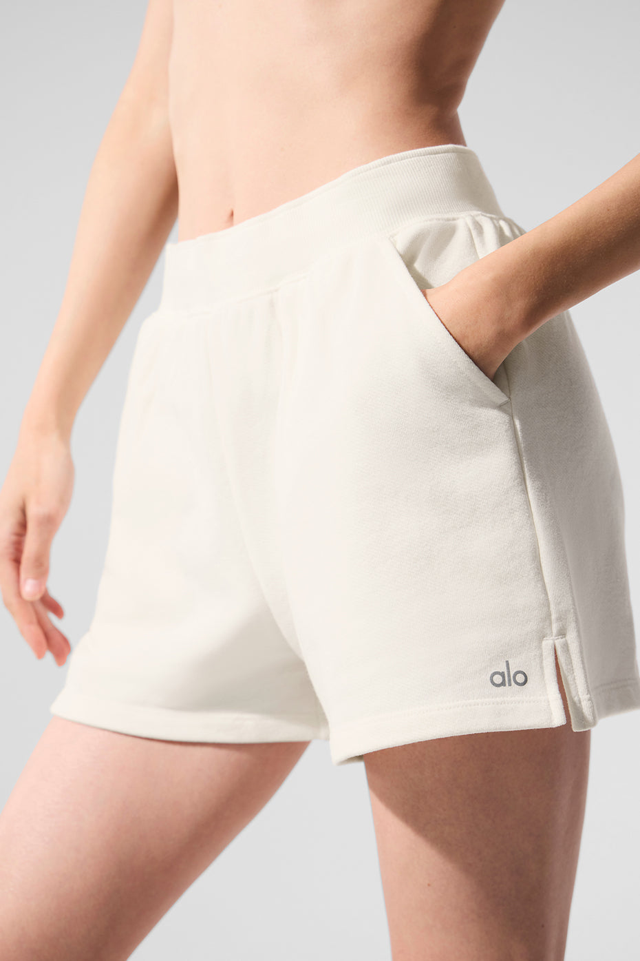 Low Key Sweat Shorts — Ivory