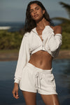 Low Key Sweat Shorts — Ivory