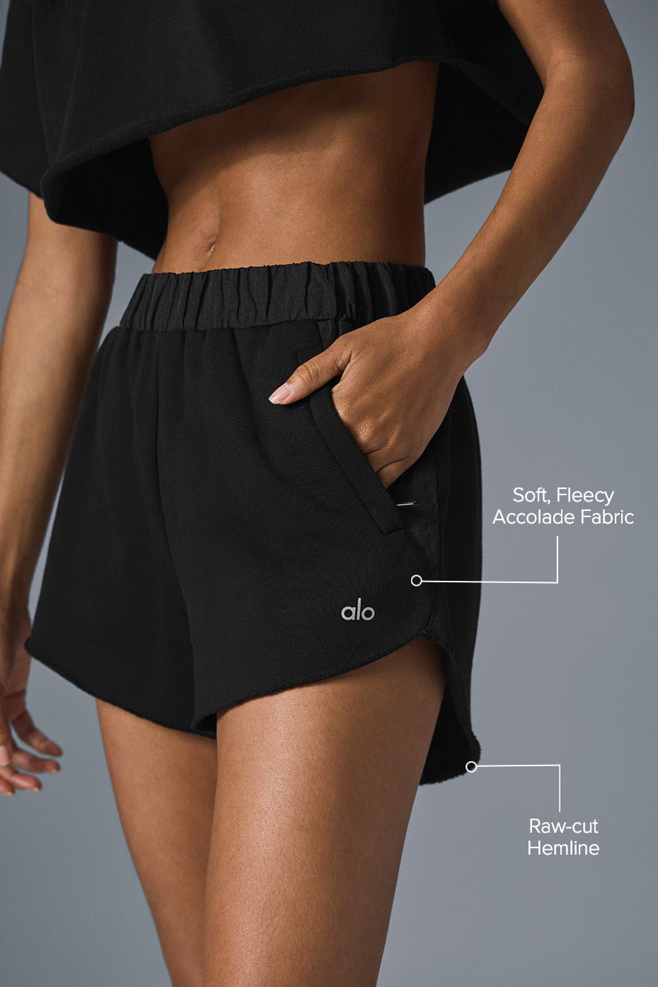 In The Air Dolphin Shorts — Black