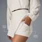 Tiebreaker Shorts — Ivory