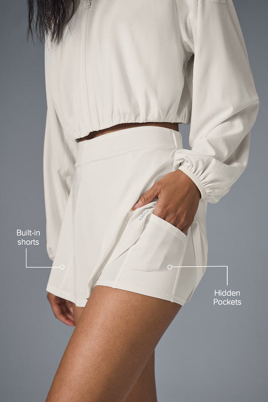 Tiebreaker Shorts — Ivory