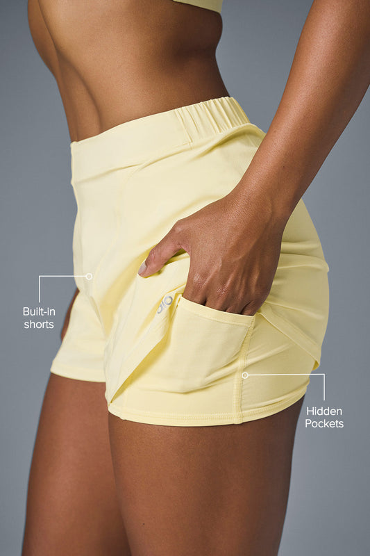 Tiebreaker Shorts — Lemon Ice