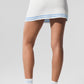 Tennis Club Sweater Knit Skirt — White/Seashell Blue