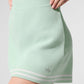 Tennis Club Sweater Knit Skirt — Spearmint/White