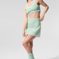 Tennis Club Sweater Knit Skirt — Spearmint/White