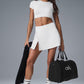 Alosoft Backspin Skirt — White