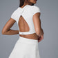 Alosoft Backspin Skirt — White