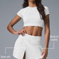 Alosoft Backspin Skirt — White