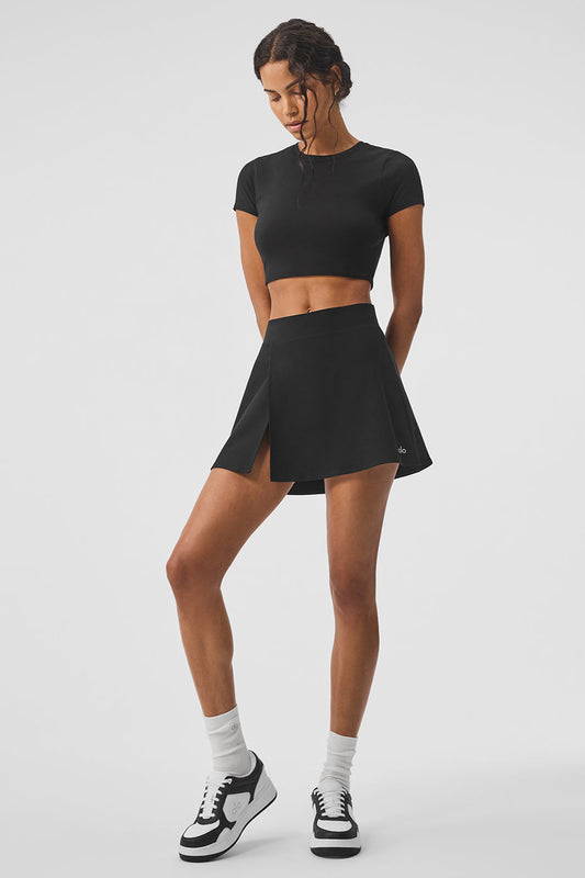 Alosoft Backspin Skirt — Black