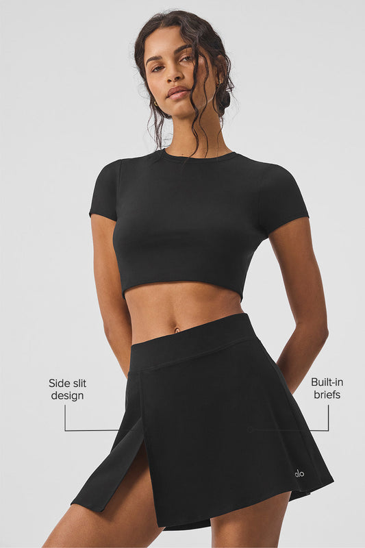 Alosoft Backspin Skirt — Black