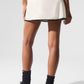 Airbrush Streamlined Skirt — Ivory/Black