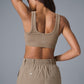 Fan Club Mini Skirt — Gravel