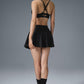 Airlift Down The Line Tennis Skirt — Black