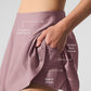 Airlift Down The Line Tennis Skirt — Smoky Quartz