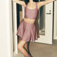 Airlift Down The Line Tennis Skirt — Smoky Quartz