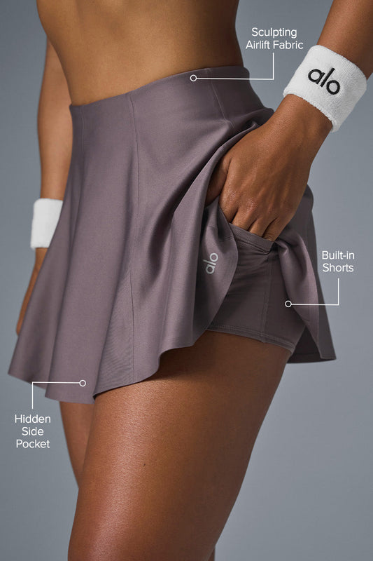 Airlift Down The Line Tennis Skirt — Raisinette