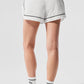 Motivate Track Shorts — White/Black