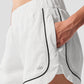 Motivate Track Shorts — White/Black