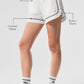 Motivate Track Shorts — White/Black