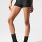 Airlift High Rise Line Up Shorts — Black