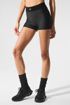 Airlift High Rise Line Up Shorts — Black