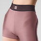 Airlift High Rise Line Up Shorts — Smoky Quartz