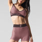 Airlift High Rise Line Up Shorts — Smoky Quartz