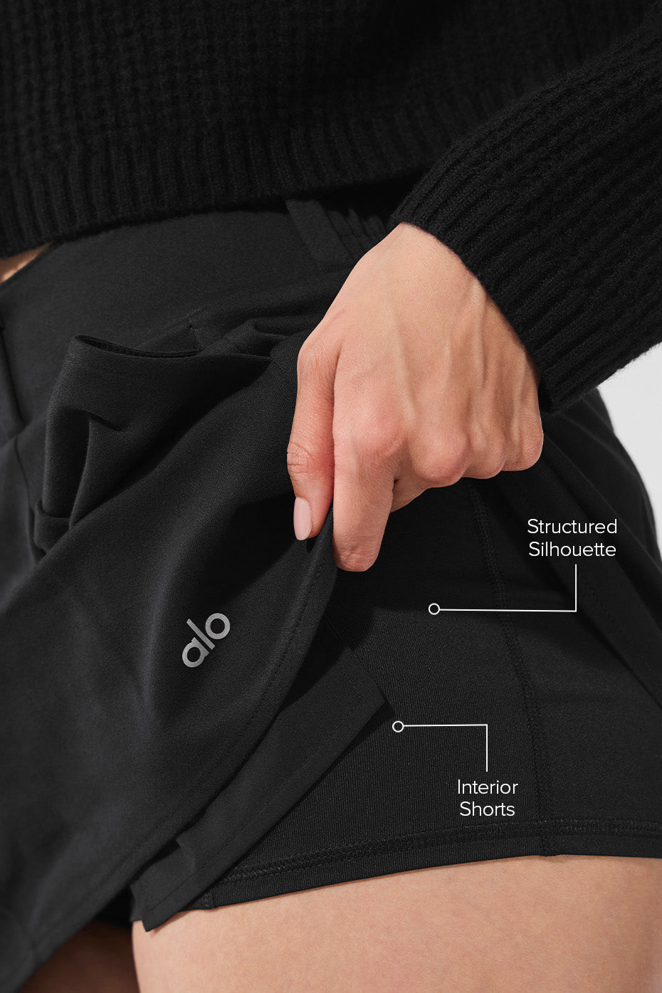 Good Days Mini Skirt — Black