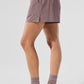 Pinstripe Daylight Boxer Shorts — Mushroom/Ivory