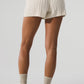 Cable Knit Winter Bliss Shorts — Ivory