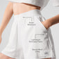 Mesh Mirage Shorts — White